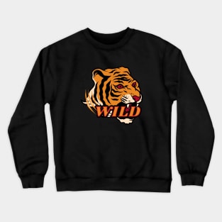 Japanese Tiger Head Crewneck Sweatshirt